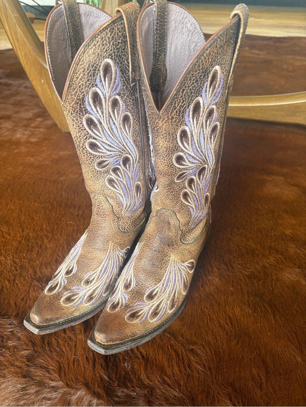 Ariat Mirabelle Peacock Embroidered Boots